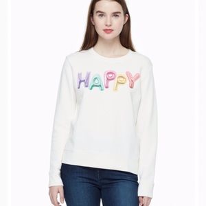 kate spade new york happy sweatshirt